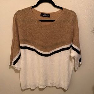 Chevron Color Block Sweater: Fabrik